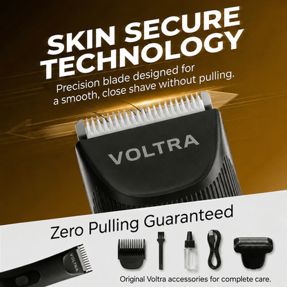 Voltra Razor® | No-Cut Waterproof Body Shaver IPX7 (Sensitive Areas)