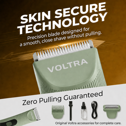 Voltra Razor® | No-Cut Waterproof Body Shaver IPX7 (Sensitive Areas)
