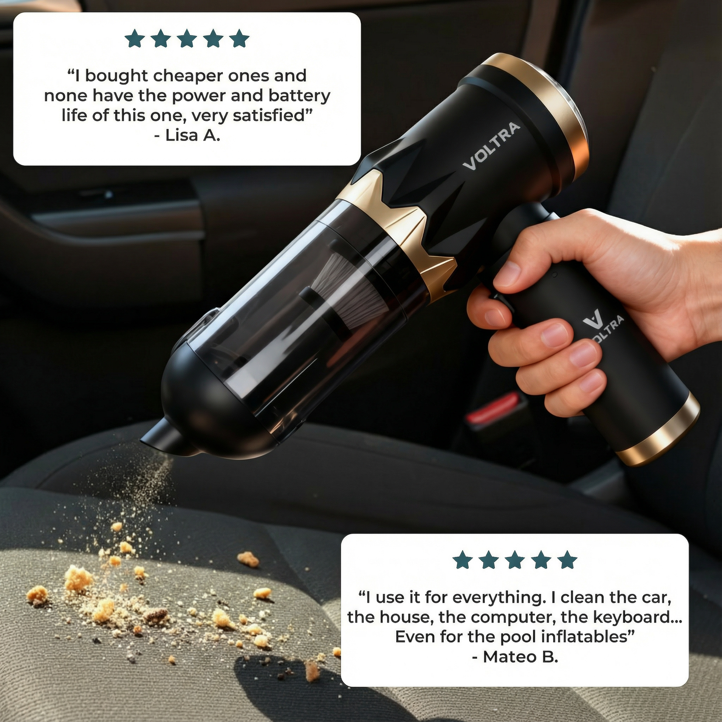 Cordless Vacuum Cleaner Voltra® 3-in-1 Black Edition