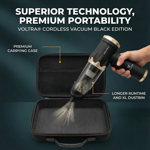 Cordless Vacuum Cleaner Voltra® 3-in-1 Black Edition